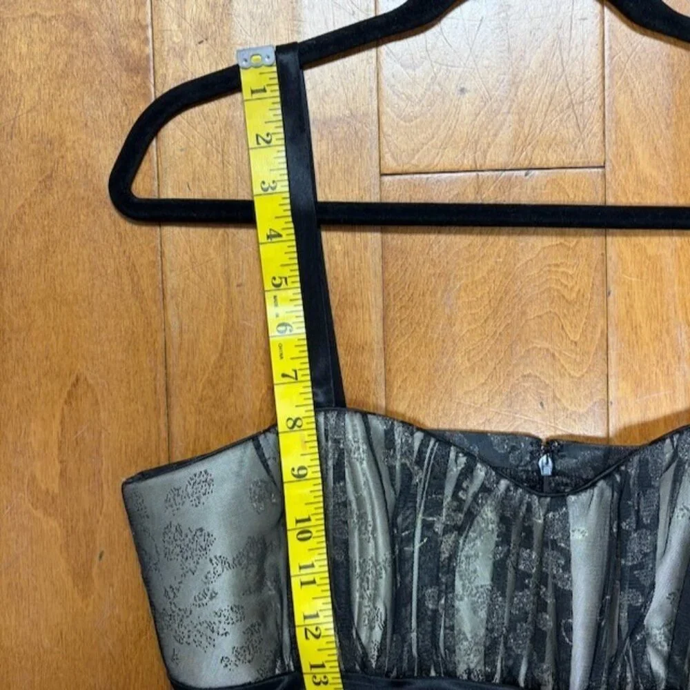 R&M Richards Women Y2K Babydoll Whimsigoth Dress Size 14 Holiday Going Out Party
